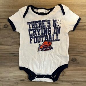 Bucknell University Football Onesie 3/6 Months NWOT